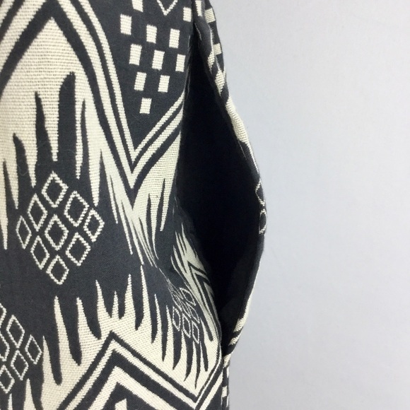 J.CREW sleeveless diamond ikat dress with pockets style A1812 size 4 - Picture 9 of 11